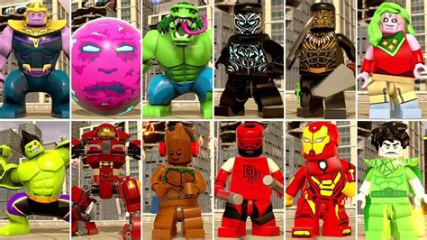 marvel lego superheroes 2 all characters